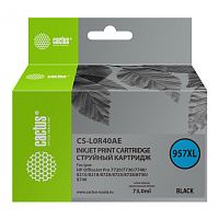 CS-L0R40AE -/ Картридж струйный Cactus CS-L0R40AE 957XL черный (73мл) для HP OfficeJet 8210/8218/8720/8725/8730