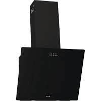 WHI626E6B Вытяжка GORENJE/ Вытяжка GORENJE, наклонная, 60 см, отвод/рециркуляция, 3 скорости, периметральная система всасывания P.A.S., LED освещение, электронное управление, обратный клапан, энергоэффективность В, уровень шума до 65 дБ, цвет черный