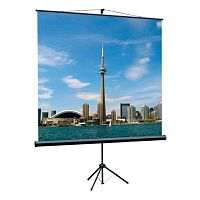 LEV-100105 Экран на треноге Lumien 160x160см Eco View LEV-100105 1:1 напольный рулонный