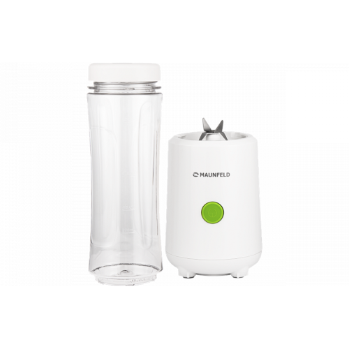 MF-132W Портативный блендер MAUNFELD/ Компактный блендер со стаканом, 300 Вт, 0.6 л, белый фото 4