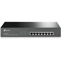 TL-SG1008MP Коммутатор/ 8-Port Gigabit PoE+ Switch, 8 Gigabit RJ45 Ports, 802.3at/af, 126W PoE Power, 1U 13-inch Rack-mountable Steel Case