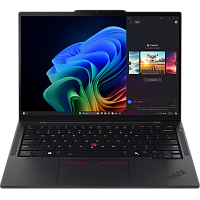 21QX000KUS Ноутбук/ Lenovo ThinkPad T14s G6 14" WUXGA (1920 x 1200) Touch IPS AG 400 nits, Ultra 7 268V vPro, 32GB, 1TB SSD, FPR, 5MP RGB+IR Cam, Intel Wi-Fi 7 BE201 vPro+BT, 58Wh, BKLT KB ENG, Win 11 Pro, 1Y, Black