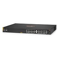 JL677A Коммутатор JL677A HPE Aruba 6100 Managed 24G Class4 PoE 370W 4SFP+ Switch