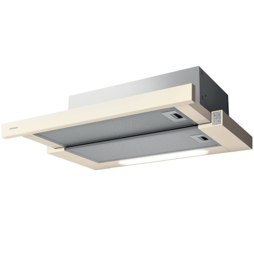 AURORALX/CR/F/50-PRF0115175B Вытяжки JET AIR/ Встраиваемая, 50 см, 206 Вт, кнопочное управление, 650 куб. м. , кремовая