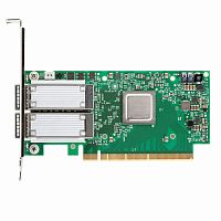 MCX516A-CCAT Сетевая карта/ ConnectX®-5 EN network interface card, 100GbE dual-port QSFP28, PCIe3.0 x16, tall bracket, SR-IOV, TCP/UDP, MPLS, VxLAN, NVGRE, GENEVE, Open VSwitch (OVS) offload, iSER, NFS RDMA, SMB Direct, NVMe over Fabric, RAID offload, T10