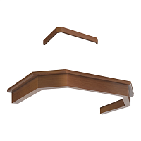 190402 BEST, Комплект обрамлений Камин Грань 60 КО 60 -200 бук орех