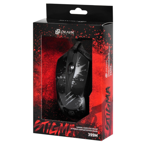 1175321 Мышь Oklick 399M STIGMA черный оптическая 1200dpi USB для ноутбука 3but (1175321) фото 4 1175321 Мышь Oklick 399M STIGMA черный оптическая 1200dpi USB для ноутбука 3but (1175321) фото 4