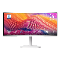 9S6-3PC59H-036 Монитор MSI Modern MD342CQPW 34" 3440x1440, VA, Curved, 120Hz, 4ms, 100M:1, 300cd, VGA, HDMI, DP, 3xUSB, Speaker, H. adj, VESA, 1y, White/ MSI Modern MD342CQPW 34" 3440x1440, VA, Curved, 120Hz, 4ms, 100M:1, 300cd, VGA, HDMI, DP, 3xUSB, Spea