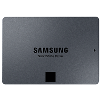 MZ-77Q1T0BW Твердотельные накопители/ Samsung SSD 870 QVO, 1000GB, 2.5" 7mm, SATA3, 4-bit MLC, R/W 560/530MB/s, IOPs 98 000/88 000, TBW 360, DWPD 0.33 (12 мес.)