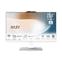 9S6-AE0722-2201 MSI Modern AM242P 1M-1022XRU 23.8"(1920x1080 IPS)/Intel Core 5 120U(1.4Ghz)/16384Mb/512PCISSDGb/noDVD/Int:Intel® Graphics/Cam/BT/WiFi/-/war 1y/4.65kg/White/DOS + Wireless KB+M
