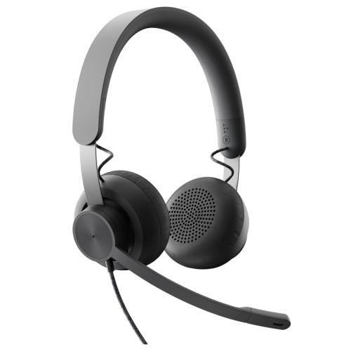 981-000870 Гарнитура/ Logitech Headset Zone Wired Teams Graphite