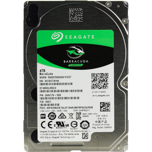 ST4000LM024 Жесткий диск/ HDD Seagate SATA 4Tb 2.5"""" 15mm 5400 128Mb 1 year warranty ST4000LM024 Жесткий диск/ HDD Seagate SATA 4Tb 2.5"""" 15mm 5400 128Mb 1 year warranty