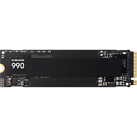 MZ-V9V2T0BW Твердотельные накопители/ Samsung SSD 990, 2000GB, M.2(22x80mm), NVMe 2.0, PCIe 4.0 x4, V-NAND TLC, R/W 7250/6450MB/s, IOPs 850 000/1 200 000, TBW 800, DWPD 0.33 (12 мес.)