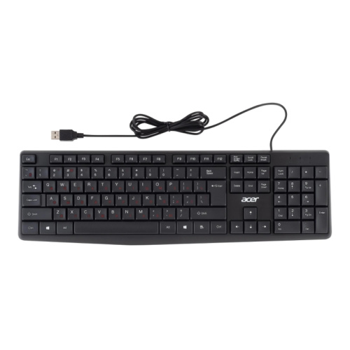 ZL.KBDEE.00B Клавиатура Acer OKW121 черный USB (ZL.KBDEE.00B) фото 11