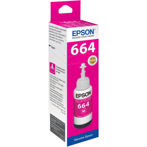C13T664398 Чернила/ Epson T6643 Magenta Bottle Ink C13T664398 Чернила/ Epson T6643 Magenta Bottle Ink