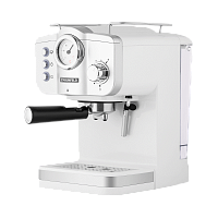 MF-735WHPRO Рожковая кофемаштина MAUNFELD/ Рожковая кофемашина, мощность 1100 Вт, 15 бар, капучинатор, цвет белый