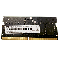 FL4800D5S40-8G Память оперативная/ Foxline SODIMM 8GB 4800 DDR5 CL 40