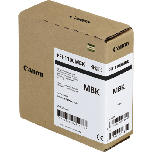 0849C001 Картридж/ PFI-1100 Matte Black фото 2