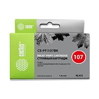 -/ Картридж струйный Cactus CS-PFI107BK черный (130мл) для Canon IP iPF670/iPF680/iPF685/iPF770/iPF780/
