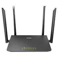 DIR-820/RU/A1A Маршрутизатор/ AC1200 Wi-Fi Router, 100Base-TX WAN, 3x100Base-TX LAN, 4x5dBi external antennas