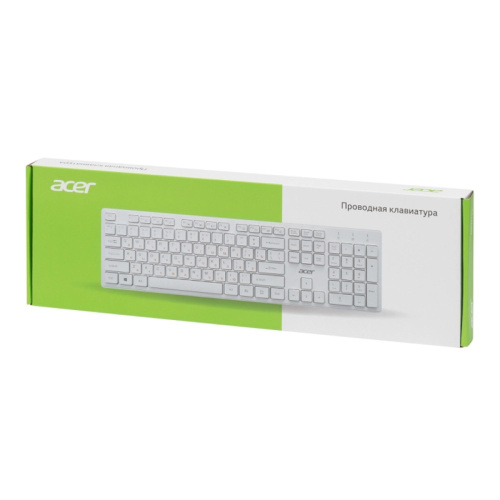 ZL.KBDEE.00D Клавиатура Acer OKW123 белый USB Multimedia (ZL.KBDEE.00D) фото 3 ZL.KBDEE.00D Клавиатура Acer OKW123 белый USB Multimedia (ZL.KBDEE.00D) фото 3