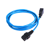 R-16-Cord-C19-C20-3-Blue Шнур питания с фиксатором IEC 60320 C19/IEC 60320 C20, 16 А / 250 В (3 х 1,5), длина 3 м, синий