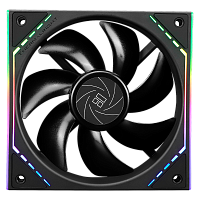 TL-M12 Кулер для корпуса/ Case Cooler Thermalright TL-M12 (120x124x25mm, 4-pin PWM, ARGB, 47.6CFM, 23.2dBA, 1500RPM, Black)