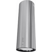 LEEISLA39INOX ВЫТЯЖКА MAUNFELD LEE ISLA 39 INOX/ островная вытяжка с потолочным креплением, 1050 м3, кухни до 40м2, 52дБ, LED, электронное управление, в опции угольный фильтр CF172C, нержавеющая сталь