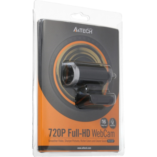 PK-910P Камера Web A4Tech PK-910P черный 1Mpix (1280x720) USB2.0 с микрофоном фото 5 PK-910P Камера Web A4Tech PK-910P черный 1Mpix (1280x720) USB2.0 с микрофоном фото 5