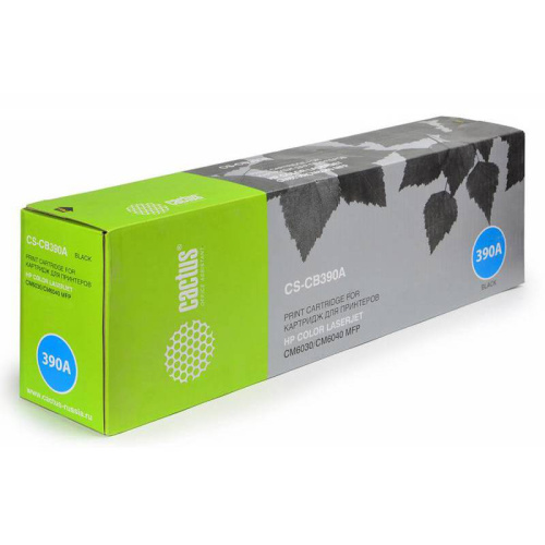 CS-CB390A -/ Картридж лазерный Cactus CS-CB390A CB390A черный (19500стр.) для HP CLJ CM6030/CM6040