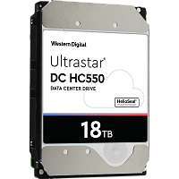 Жесткий диск/ HDD WD/HGST SATA Server 18Tb Ultrastar DC HC550 7200 6Gb/s 512MB (replacement WUH721818ALE6L4) (clean pulled) 1 year warranty