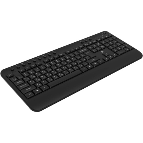 2070286 Клавиатура Oklick K257W черный USB беспроводная Multimedia (подставка для запястий) (2070286) фото 4 2070286 Клавиатура Oklick K257W черный USB беспроводная Multimedia (подставка для запястий) (2070286) фото 4