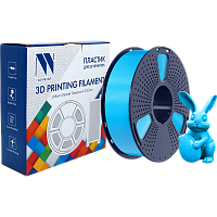 NV-3D-PETG-GLOW-BLUE -/ Филамент NVPRINT PETG Glow Blue для 3D печати диаметр 1.75мм длина 330 метров масса 1 кг