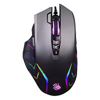 J95SGREY Мышь A4Tech Bloody J95s серый оптическая 8000dpi USB3.0 9but (J95S GREY)