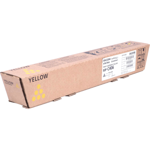 842098 Тонер-картридж тип MP C406 желтый/ Print Cartridge Yellow MP C406 фото 2 842098 Тонер-картридж тип MP C406 желтый/ Print Cartridge Yellow MP C406 фото 2