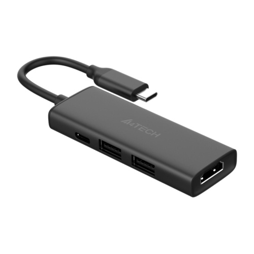 DST-40C Разветвитель USB-C A4Tech DST-40C 2порт. серый DST-40C Разветвитель USB-C A4Tech DST-40C 2порт. серый