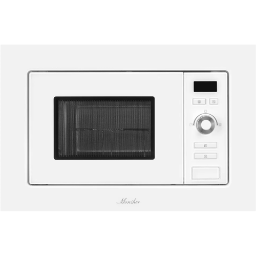MMH201W Встраиваемая микроволновая печь MONSHER/ 20 л, 800-1250 Вт, гриль, 8 программ, белый цвет фото 2