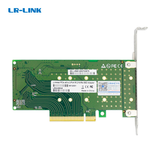 LRNV95N8 Адаптер для SSD/ PCIe x8 to 2-Port M.2 NVMe Adapter фото 5 LRNV95N8 Адаптер для SSD/ PCIe x8 to 2-Port M.2 NVMe Adapter фото 5