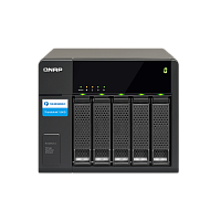 TX-500P Полка расширения сетевого хранилища без дисков/ channel QNAP TX-500P Expansion unit with 2xThunderbolt 2 interface, 5-tray w/o HDD. W/o Thunderbolt cables.