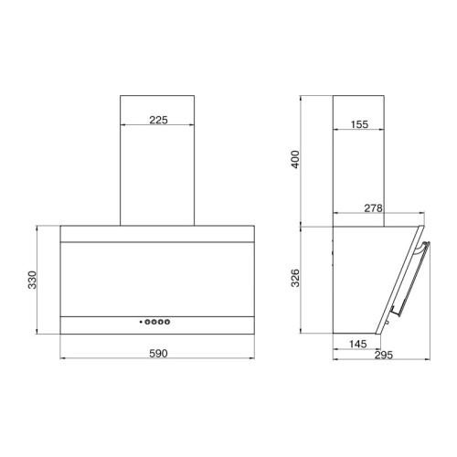 265670 GOOD, Кухонная вытяжка ELIKOR КВ Титан 60П-430-К3Д белый фото 3