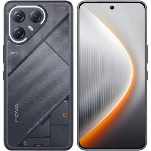 LJ9256+12GEEKBLACK Смартфон Tecno Pova 7 Ultra 5G 12+256Gb черный