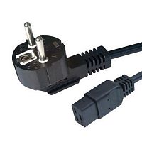 PC-186-C19 Кабель питания для UPC Cablexpert PC-186-C19, 1.8м, Schuko-С19, 16А, Сечение провода: 1,5 мм2, черный, с заземлением {50}