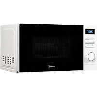 AM720C2VR-W Микроволновая печь MIDEA/ 20 л, 700 Вт, электронное управление, черный\белый