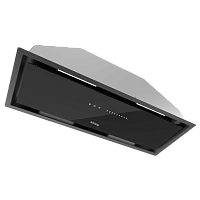 KHI9997GN Встраиваемая вытяжка Korting/ Полностью встраиваемая, в шкаф шириной 90 см, электронное сенсорное управление TOUCH SLIDER, 5 режимов, 950 м3/ч., таймер, сенсор дыма и пара (с функцией автоматического включения), пульт ДУ, алюминиевые жировые фил