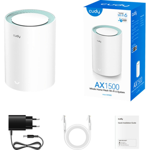 M1500(1-Pack) Wi-Fi Mesh-система/ AX1500 Gigabit Wi-Fi 6 Mesh Solution фото 2