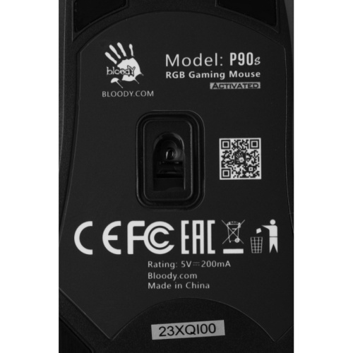 P90SSTONEBLACK Мышь A4Tech Bloody P90s черный оптическая 8000dpi USB 7but (P90S STONE BLACK) фото 19