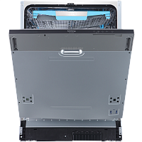 KDI60985 Встраиваемая посудомоечная машина Korting/ Полновстр., 60 см, 14 компл., третья корзина для столовых приборов, А+++/A/A, Электронное сенсорное управление Touch Control, цифровой LED дисплей белого цвета Cold White, 8 программ, Автоматическая прог