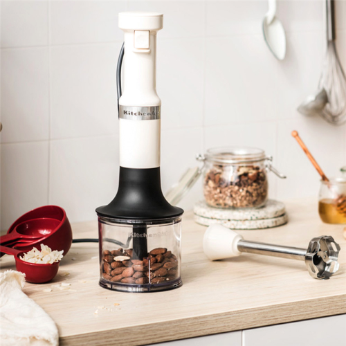 5KHBV83EAC Погружной блендер KitchenAid с аксессуарами,Кремовый фото 8