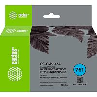 CS-CM997A -/ Картридж струйный Cactus CS-CM997A №761 черный матовый (775мл) для HP DesignJet T7100/Т7200