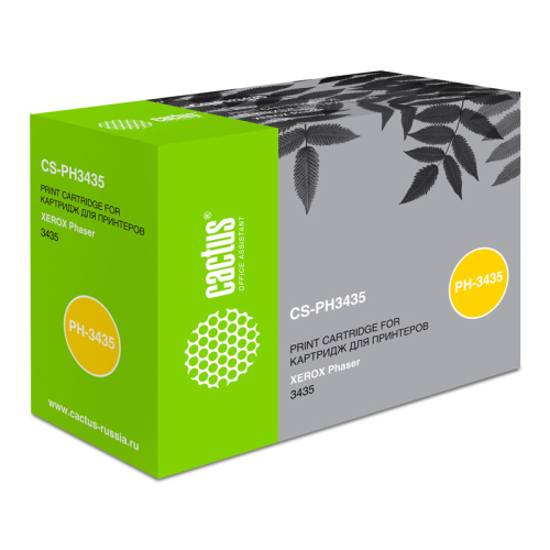 -/ Картридж лазерный Cactus CS-PH3435 106R01415 черный (10000стр.) для Xerox Phaser 3435/3435dn фото 4